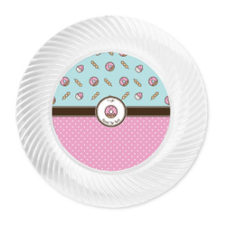 Donuts Plastic Party Dinner Plates - 10" (Personalized)