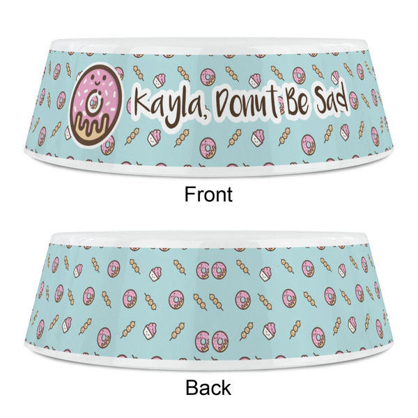 Donuts Plastic Pet Bowls - Small - APPROVAL