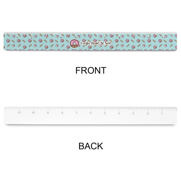Donuts Plastic Ruler - 12" - APPROVAL
