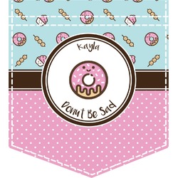 Donuts Iron On Faux Pocket (Personalized)