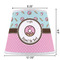 Donuts Poly Film Empire Lampshade - Dimensions