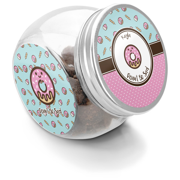 Custom Donuts Puppy Treat Jar (Personalized)