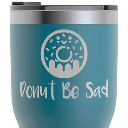Donuts RTIC Tumbler - Dark Teal - Laser Engraved - Single-Sided (Personalized)