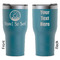 Donuts RTIC Tumbler - Dark Teal - Double Sided - Front & Back
