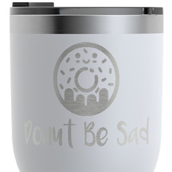 Donuts RTIC Tumbler - White - Engraved Front (Personalized)