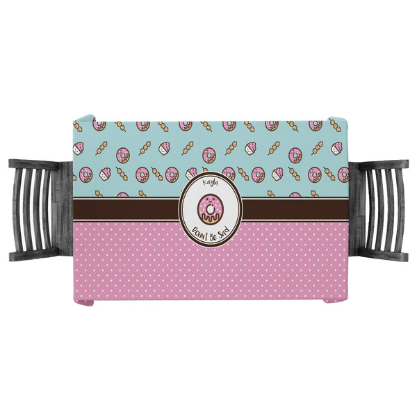 Custom Donuts Tablecloth - 58"x58" (Personalized)