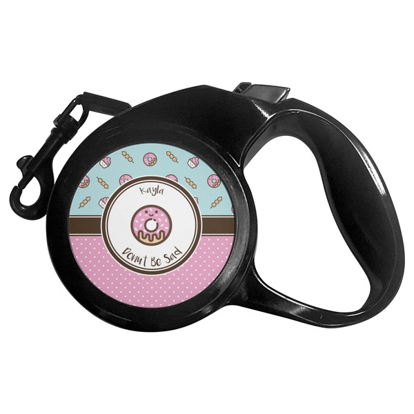 Custom Donuts Retractable Dog Leash - Small (Personalized)