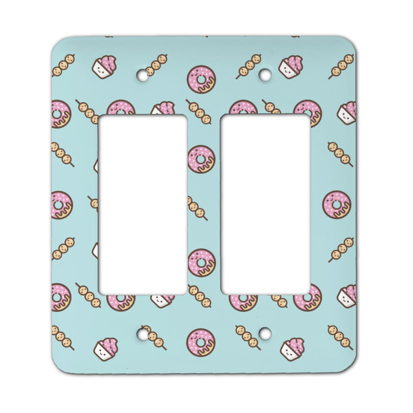 Custom Donuts Rocker Style Light Switch Cover - Two Switch