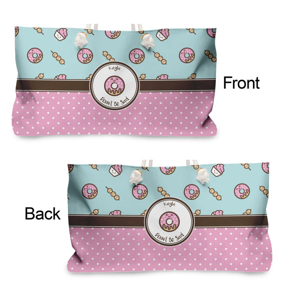 Donuts Large Rope Tote - From & Back View
