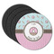 Donuts Round Coaster Rubber Back - Main