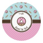 Donuts Round Decal - Small (Personalized)