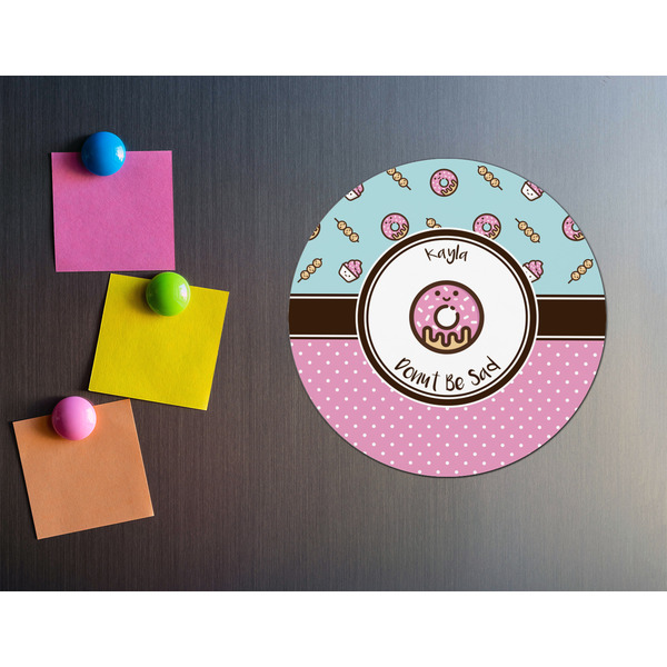 Donuts Round Fridge Magnet - LIFESTYLE