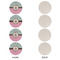 Donuts Round Linen Placemats - APPROVAL Set of 4 (single sided)