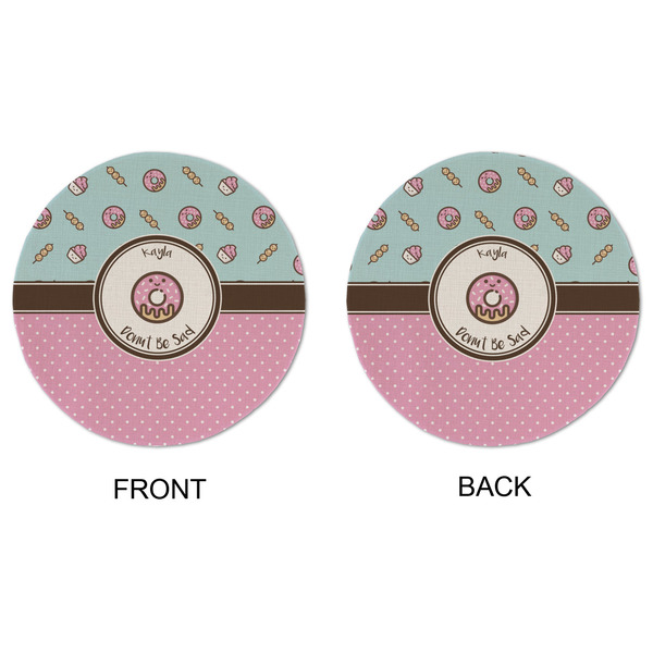 Donuts Round Linen Placemats - APPROVAL (double sided)