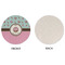 Donuts Round Linen Placemats - APPROVAL (single sided)