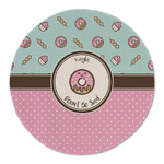 Donuts Round Linen Placemat (Personalized)