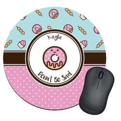 Donuts Round Mouse Pad (Personalized)