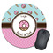 Donuts Round Mouse Pad