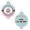 Donuts Round Pet ID Tag - Large - Approval