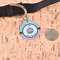 Donuts Round Pet ID Tag - Large - In Context