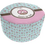 Donuts Round Pouf Ottoman (Personalized)
