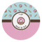 Donuts Round Stone Trivet - Front View