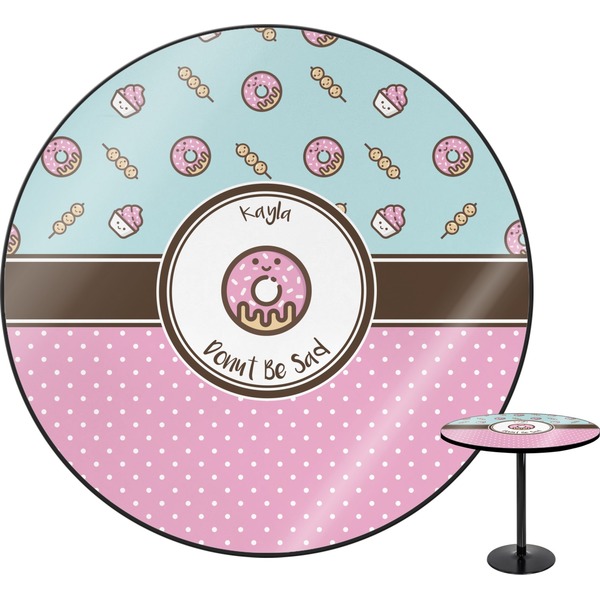 Custom Donuts Round Table - 24" (Personalized)