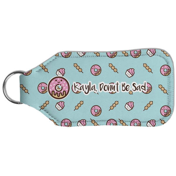 Donuts Sanitizer Holder Keychain - Large (Back)