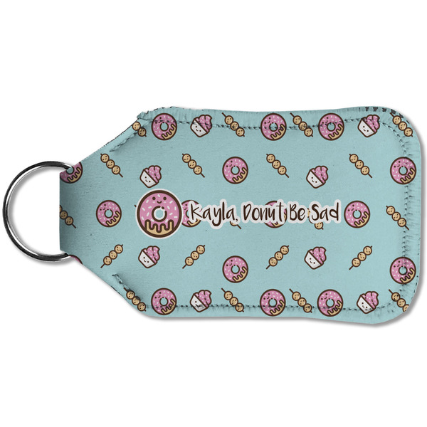 Donuts Sanitizer Holder Keychain - Small (Back)