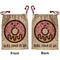 Donuts Santa Bag - Front and Back