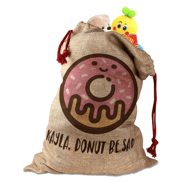 Custom Donuts Santa Sack (Personalized)
