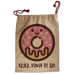 Donuts Santa Sack - Front (Personalized)