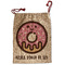 Donuts Santa Sack - Front (Personalized)