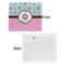 Donuts Security Blanket - Front & White Back View