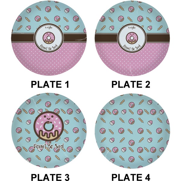 Donuts Set of Lunch / Dinner Plates (Approval)