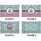 Donuts Set of Rectangular Dinner Plates (Approval)
