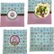 Donuts Set of Square Dinner Plates
