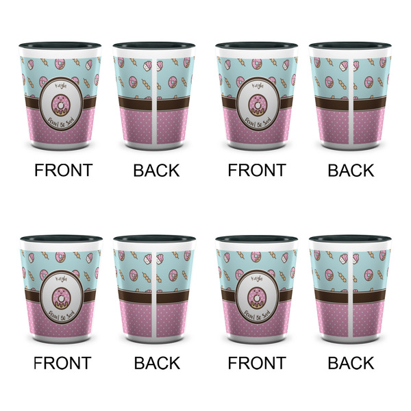Donuts Shot Glassess - Two Tone - Set of 4 - APPROVAL