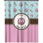 Donuts Extra Long Shower Curtain - 70"x84" (Personalized)
