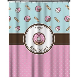 Donuts Extra Long Shower Curtain - 70"x84" (Personalized)