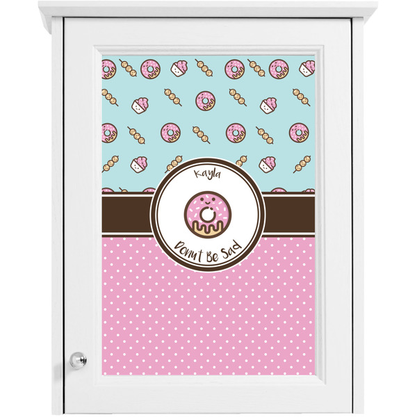 Donuts Single White Cabinet Decal