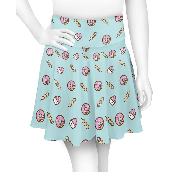 Custom Donuts Skater Skirt - Medium
