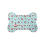 Donuts Bone Shaped Dog Food Mat (Small) (Personalized)