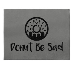 Donuts Gift Boxes w/ Engraved Leather Lid (Personalized)