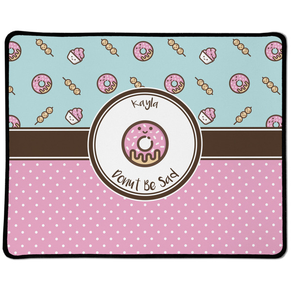 Custom Donuts Large Gaming Mouse Pad - 12.5" x 10" (Personalized)