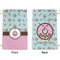 Donuts Small Laundry Bag - Front & Back View