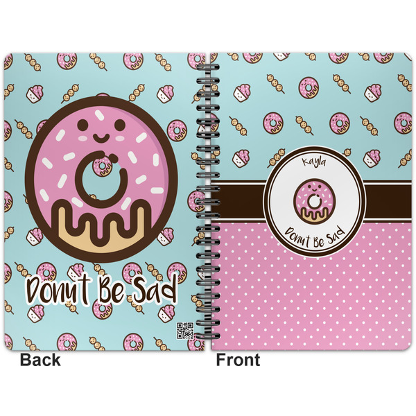 Donuts Spiral Journal 7 x 10 - Apvl
