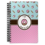 Donuts Spiral Notebook - 7x10 w/ Name or Text