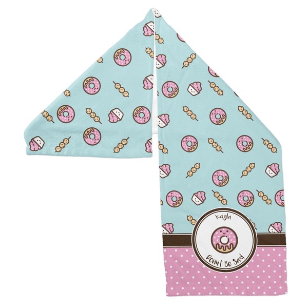 Donuts Sports Towel Folded - Both Sides Showing
