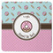 Donuts Square Rubber Backed Coaster (Personalized)
